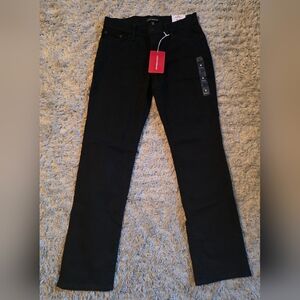 NWT Lucky Brand Mid Rise Sweet Straight Black Jeans